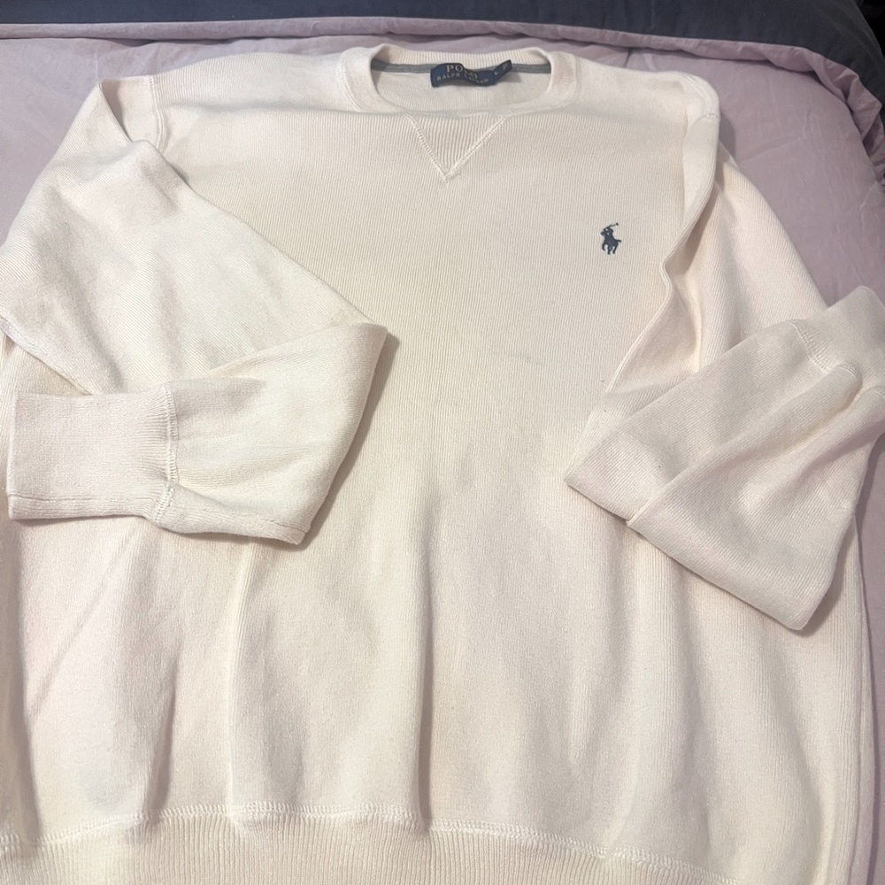 Cream Polo Sweater